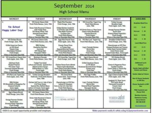 Charleston County School Lunch Menu – What’s on the Menu?